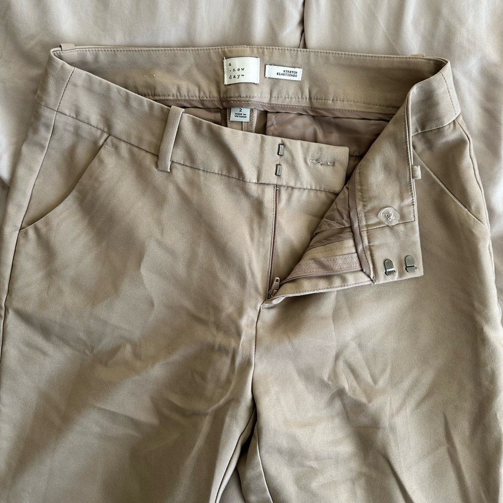Tan office pants